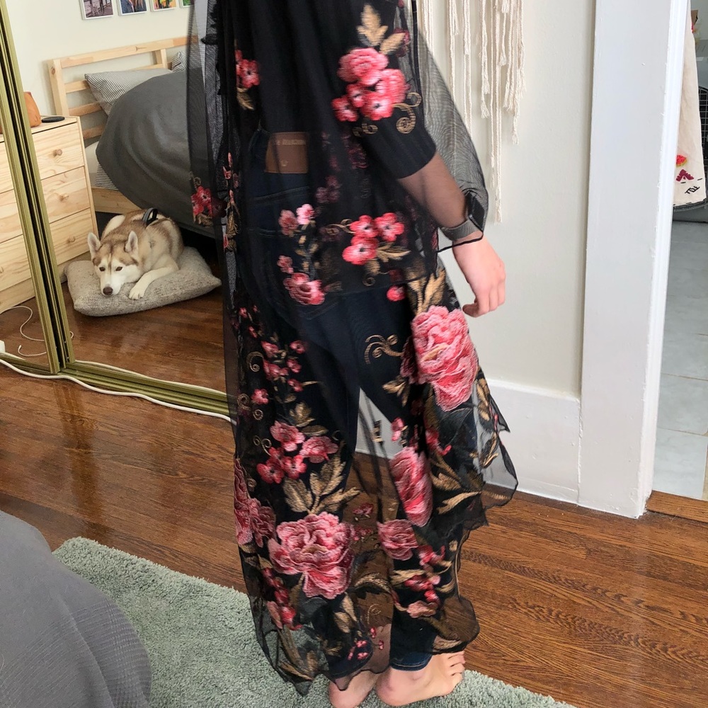 Band of Gypsies - Lace Floral Duster
